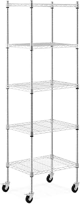 Royal Catering RCMR-1800P50 Metal Shelf 60x45x190cm 50kg 5 Shelves Boltless 4 view 1