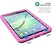 Poetic Galaxy Tab A 8.0 (2015) Case TurtleSkin Series[Corner Protection][Tactile Side Grip][Sound-Amplification][Bottom Air Vents] Protective Silicone Case for Samsung Galaxy Tab A 8.0 (2015) Pink