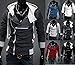 New Fashion Men's Anime Cosplay Costume Hoodie Cardigan Coat Jackets (L, Black)