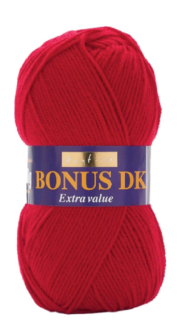Hayfield Bonus DK Double Knitting Signal Red (977), 100g by Sirdar — image 1
