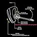 PowerLead Phed H009 Bluetooth Headset Wireless Hands Free Headphones with Microphone for iPhone Samsung Galaxy Android(Random)