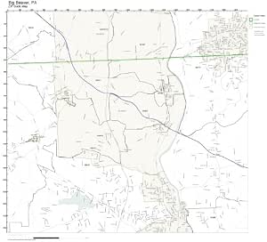 ZIP Code Wall Map of Big Beaver, PA ZIP Code Map Laminated: Amazon.ca