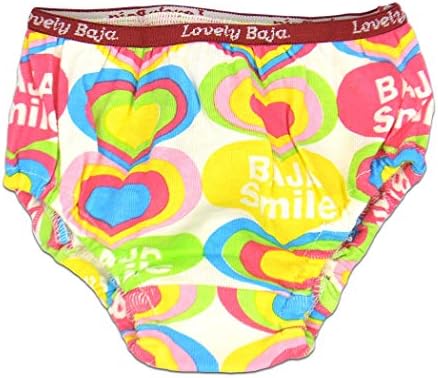 Bajasmile バハスマイル 下着 アンダーウェア ボクサーパンツ 男の子 女の子 女児 男児 ポップ カラフル キッズ ジュニア用 超定番 ショーツ 綿100 子供服 プリント