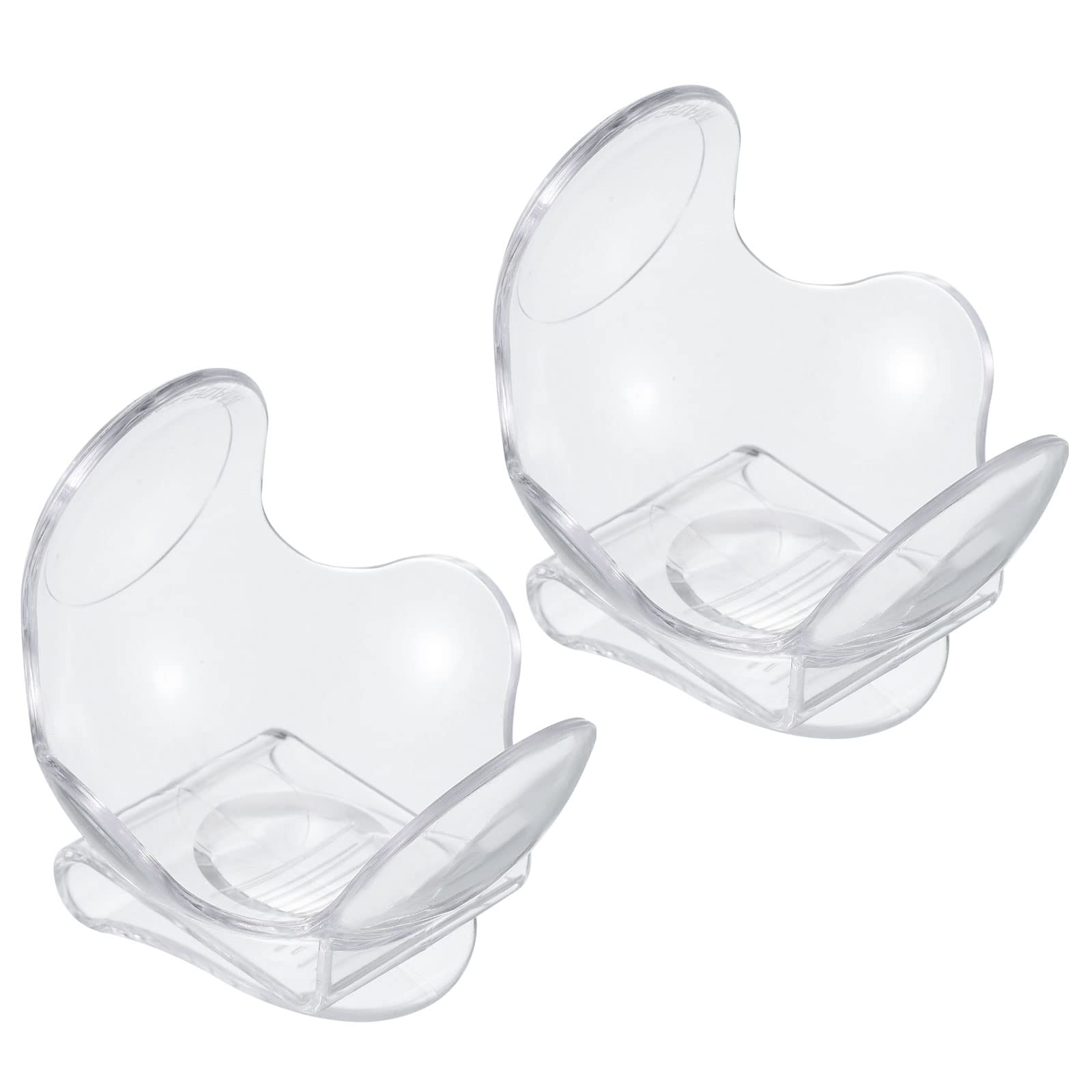 PATIKIL Tennis Ball Holder Waist Clip, 2 Pack Tennis Ball Clip ABS Waistband Clip Holder Sports Equipment for Tennis Training, Transparent