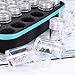 Hipiwe 30 Bottle Diamond Embroidery Storage Carrying Case - Diamond Painting Accessory Organizer Box DIY 5D Diamond Art Craft Accessory Organizer Jewelry Beads Sewing Pills Container Holder (Blue)