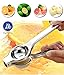 Lemon Squeezer Convenient design Stainless steel press lemon lime orange juicer, Anti-corrosive, Heavy Duty Easy to Use Manual Citrus Press, High quality, Color silver