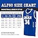 AFLGO Jesus Shuttlesworth #34 Lincoln High School Basketball Jersey Stitched