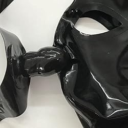 AiCc stylists Latex Mask Rubber Hood with Removable