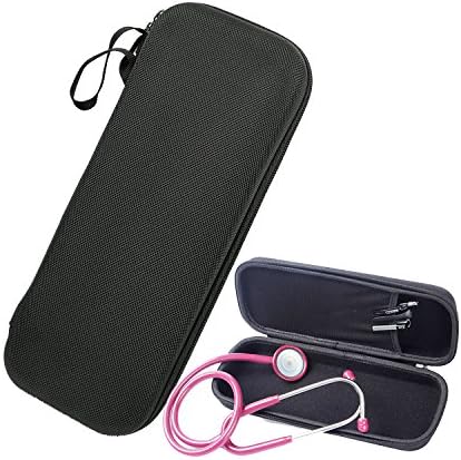 Stethoscope Case,Tvoj poklon Multifunction EVA Hard Carry Travel Case for MDF/ 3M Littmann/Omron Stethoscope for Accessories Storage case (Size 11.4x4.7x2.3 inches)