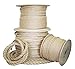 Ravenox Twisted UnManila Rope | (1/4-inch x 50-feet) | ProManila Polypropylene Cord for Indoor Outdoor Use | 3/16-in to 2-inch Diameter | for Landscaping, Tug of War, Marine, Projects and Tie-Downs