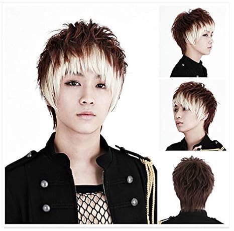 Fidgetgear Handsome Boys Wig New Korean Fashion Sexy Short Men