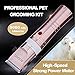 AUDOC Heavy Duty Pet Professional Dog Grooming Clippers Low Noise Dog Shaver Clippers High Power Dog Clipper for Thick Heavy Coats Plug-in Pet Trimmer with Guard Combs for Dogs Cats Other Animals