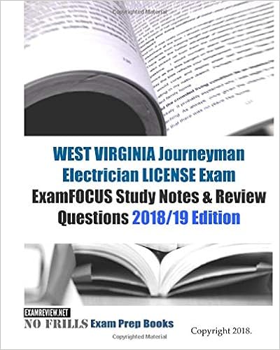 West Virginia Journeyman Electrician License Exam Examfocus