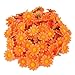 100pcs Artificial Gerbera Daisy Flower Heads for DIY Wedding Party (Orange)