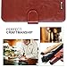 FYY Case for iPhone 6/6s, PU Leather Wallet Phone Case with Card Holder Flip Protective Cover [Kickstand Feature] [Wrist Strap] for Apple iPhone 6/6s 4.7