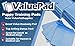ValuePad Puppy Pads, Medium 23x24 Inch, Economy, 448 Count BULK PACK - Training Pads for Dogs, Leak Proof 5-Layer Design, Perfect for Puppies, Smaller Dogs