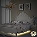 Under Bed Motion Activated Lighting with Pir Sensor, Mutiwin Bed Light Flexible LED Strip Illumination with Automatic Shut Off Timer,( Warm Soft Glow)