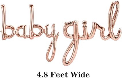 rose gold oh baby balloons