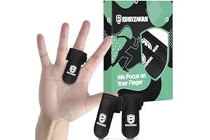 EDNYZAKRN 2Pcs Trigger Finger Splint, Finger splints for Thumb, Index, Middle, Ring and Pinky, Finger Support Brace for Tendonitis, Stiffness, Curved, Bent, Locked - Fit for Left Or Right Hand