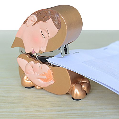 Giftgarden Desk Stapler Gifts for Mom Dad Grandparents Baby Shower and Anniversary Keepsake, Staples Included