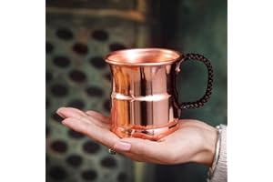 Moscow Mule Mug Milk Mug Beverage Cup Drinkware Hammered Cup Tableware Water Cup Outdoor Drinking Cup (350ml)