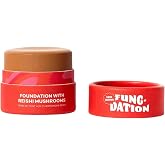 Axiology Fungdation Mushroom Foundation Face Makeup Creamy Wrinkle Defying Minimize Fine Lines Infused with Reishi Deep Hydration Natural Youthful Look Light to Medium Coverage 11.3g (Shade 10)
