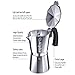Alpha Coffee 6-Cup Stovetop Espresso Maker Moka Pot With Extra Large Handle To Prevent Burns