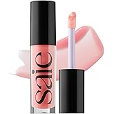 Saie Glossybounce - Hydrating Lip Gloss and Tinted Lip Oil Hybrid with Hyaluronic Acid & Jojoba Oil for Non-Sticky, Ultra-Shiny, Plump & Soft Lips - Everyday Makeup Essential - Kiss (.17 oz)