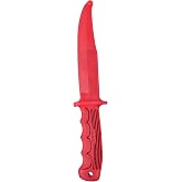 Realistic Rubber Training Knife for Martial Arts - Durable, Lightweight, 12" Length Rubber Practice Knife - Flexible, Chalkable Blade for Scoring - Safe for Defensive Tactics Training - Made in USA