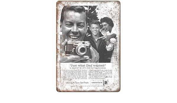 Cartel de Aluminio Retro Vintage 1956 – Eastman Kodak Graflex ...