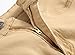 Men's Khaki Skinny Ripped Slim Fit Stretch Designed Destroyed Denim Jeans, Size 36