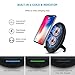 Wireless Charger, IrisCargo iPhone X Wireless Charger Pad Stand Update Version with Cooling Fan (NO AC Adapter) for iPhone X/8/8 Plus,Galaxy Note 8 S8 Plus S7 Edge S6 Edge Plus, Qi-Enabled Devices