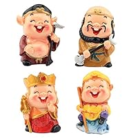 HKJCstore 4PCS Automotive Decoration Journey to the West, Resin Monkey, Monkey King/Sun Wukong, Pig