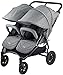 Valco Baby Neo Twin Double Lightweight All Terrain Stroller (Grey Marle)