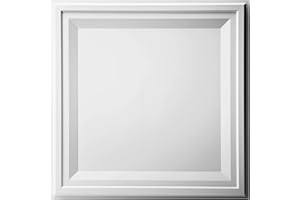 WOWSTAR 12-Pack 24"x24" Drop Ceiling Tiles, Waterproof Glue up Ceiling Panels, White