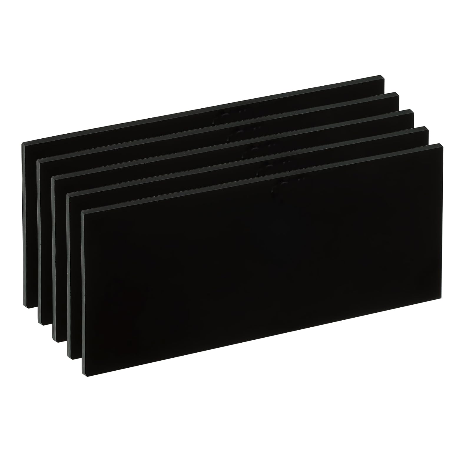 PATIKIL Welding Len Shade 6 Glass 4.25"x 2", 5 Pack Hardened Glass Black Darkening Filter Plates Covers Replacement for Weld Helmet Hood