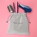 Velvet Bag, Extra Big Size 13.5×13.5 inch Hair Dryer Bag, Luxury Drawstring Storage Bag for Hair Dryer, Curling Iron and Hair Straightener(Gray)