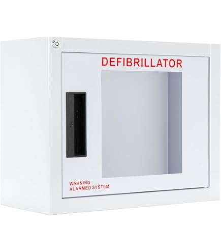 Amazon.com: CUBIX SAFETY Standard, Alarmed and Strobed AED Cabinet