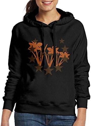 Aohaiqul Aohaiqulgarden Flowers Women's Hooded Sweater Size XXL Color Black Is Your Sweater, Winter Is The Best Choice. Beautiful, Comfortable, Free.