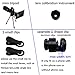 Huatop HD Phone Camera Lens Kit,20X Telephoto Lens+198°Fisheye Lens+Wide Angle Lens+Macro Lens+U Shape Clip + Tripod + Carrying Case Compatible iPhone and Most Smartphone,not Compatible Samsung