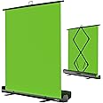 EMART Upgrade Green Screen, 61x72in Collapsible Chroma Key Panel for Background Removal, Portable & Retractable Wrinkle-Resistant Backdrop with Stand for Streaming, Photographic Studio, TikTok
