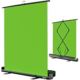 EMART Green Screen, 58x74in Collapsible Chroma Key Panel for Backdrop | Portable &amp; Retractable Wrinkle-Resistant Backdrop with Stand for Background Removal, Streaming, Photographic Studio, TikTok