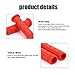 OUTERDO New Handlebar Grips Bicycle MTB BMX Road Mountain Bike Soft Rubber Handlebar End Grips red