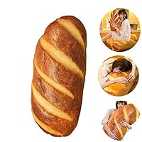 HLovebuy Funny 3D Simulation Bread Shape Pillow,Soft Lumbar Back Cushion Plush Stuffed Toy for Home Decor (Butter Bread,31.5inch)