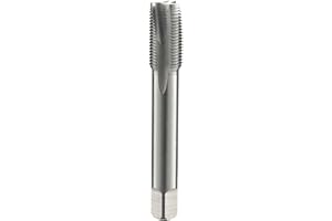 1"-12 Spiral Point Thread Tap, High Speed Steel HSS Machine Taps Tapping Bit，DRINYOUNG(Spiral Point Taps, 1"-12)