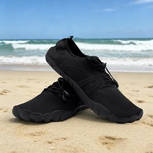 Water Shoes for Mens Women Barefoot Shoes Drawstring Quick Dry Aqua Outdoor Sports for Swim Pool Beach Surf Walk Water Yoga R
