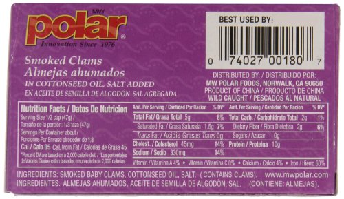 3 MW+Polar+Smoked+Clams+3+Ounce