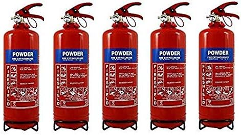 Powder Fire Extinguisher - 2KG ABC Dry Powder Extinguisher FireShield PRO (Fivе Расk)