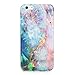 iPhone 6 / 6s Plus case Marble, Sankton Slim-Fit Anti-Scratch Shock Proof Anti-Fingerprint IMD Soft TPU Cover with Matte Pattern for iPhone 6 Plus & iPhone 6s Plus 5.5-inch (Color Line Marble)