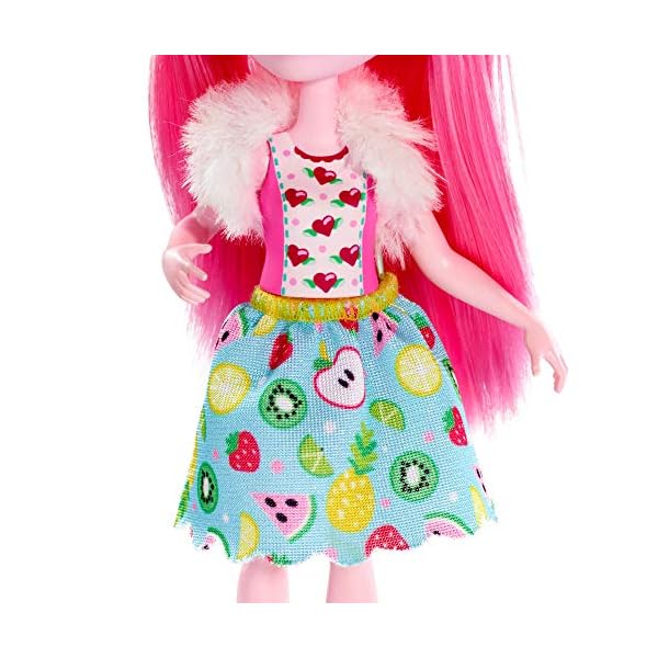 Enchantimals-FXM73-Bree-Bunny-Doll-and-Twist-Figure-Multi-Colour Enchantimals Bree Bunny Doll & Twist Figure, 6-inch small doll, with long pink hair, animal ears and tail, removable…